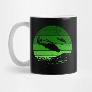 Mi-24 Hind helicopter sunset Mug